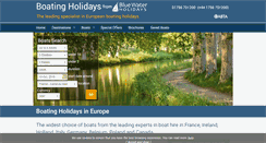 Desktop Screenshot of boatingholidays.com